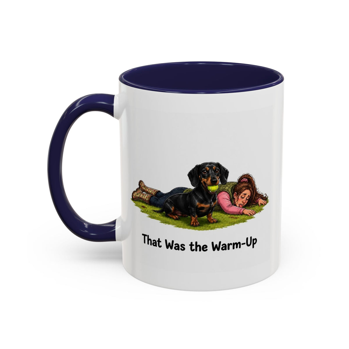 Warm-Up Mug - Mini Smooth Dachshund - Black & Tan - Woman