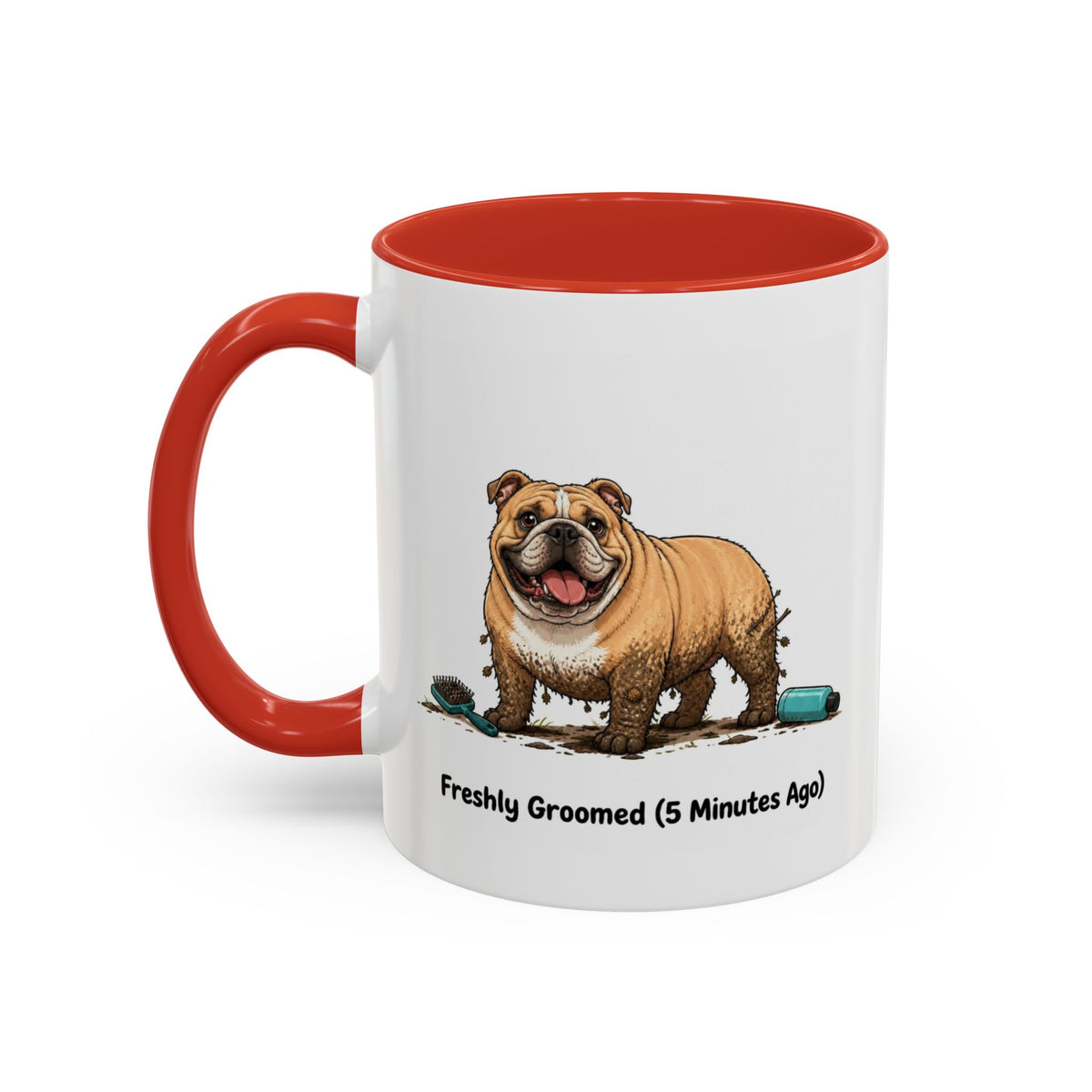 Freshly Groomed Mug - Bulldog - Fawn