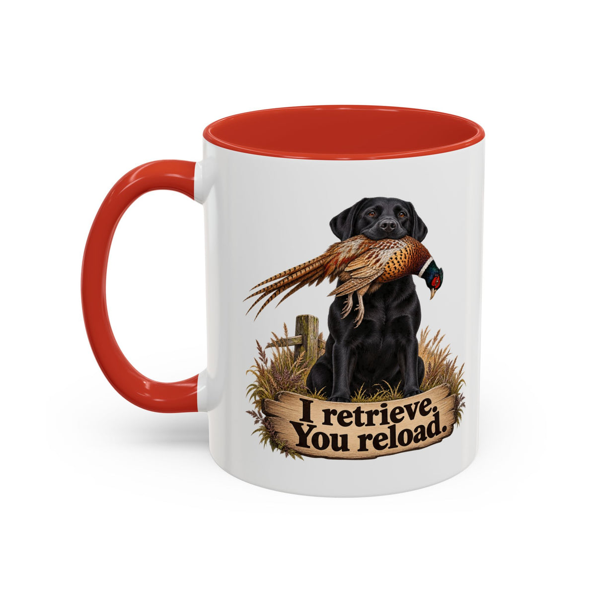 Funny Black Labrador Mug - I Retrieve You Reload, Gundog Owner Gift, Shooting Dog Lover Coffee Mug, 11oz