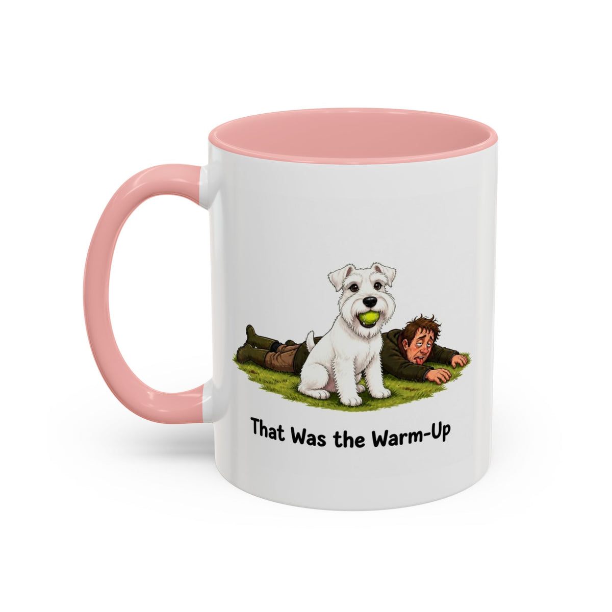 Warm-Up Mug - Miniature Schnauzer - White - Man