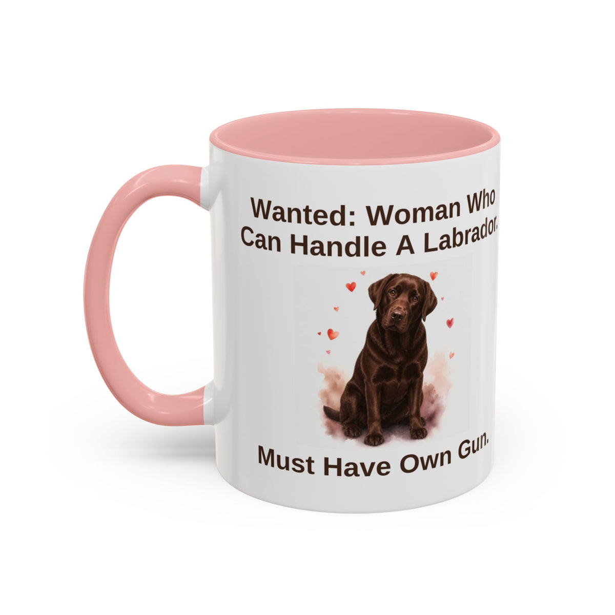 Wanted Mug - Labrador - Chocolate - Woman