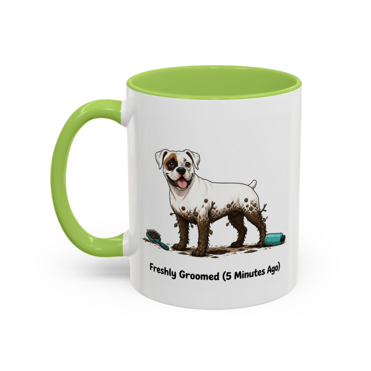 Freshly Groomed Mug - Boxer - White