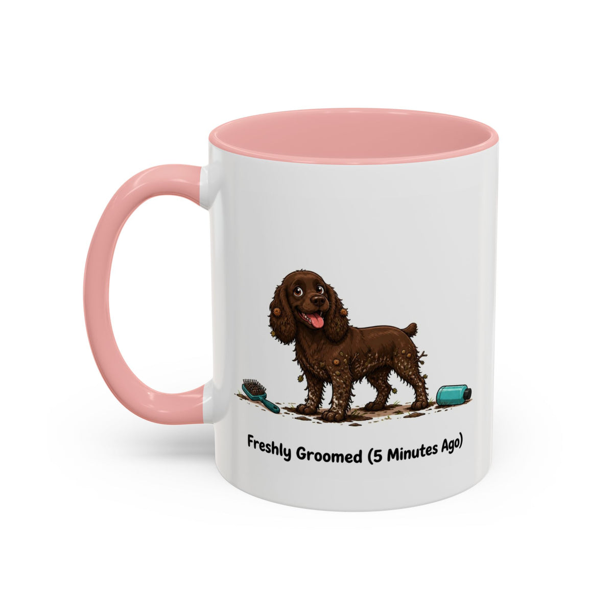 Freshly Groomed Mug - Cocker Spaniel - Brown