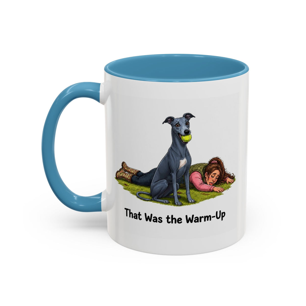 Warm-Up Mug - Whippet - Blue - Woman