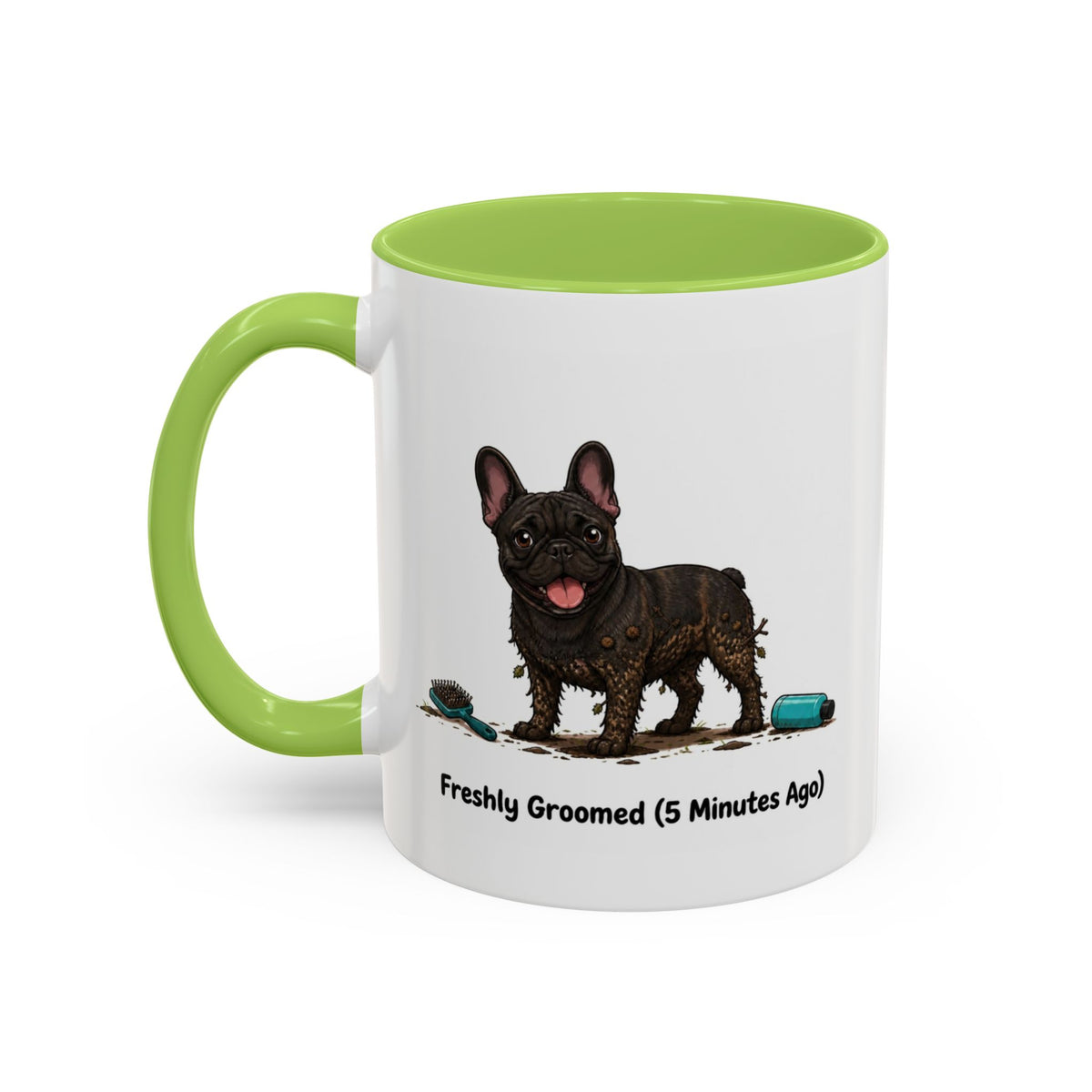 Freshly Groomed Mug - French Bulldog - Brindle