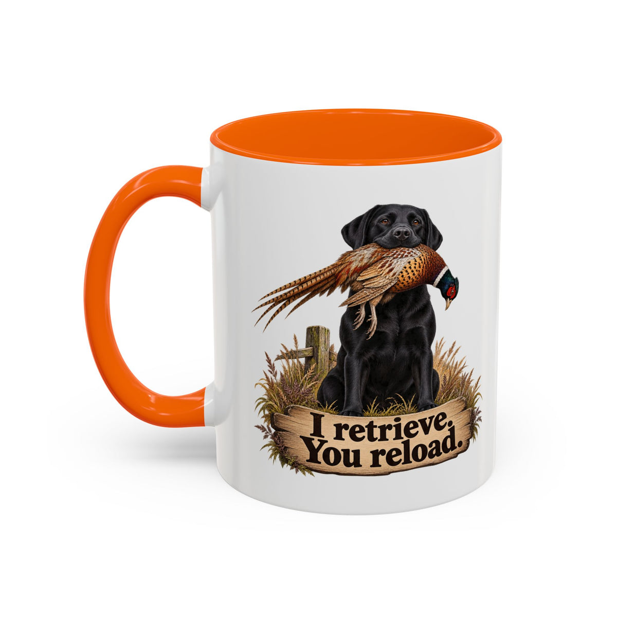 Funny Black Labrador Mug - I Retrieve You Reload, Gundog Owner Gift, Shooting Dog Lover Coffee Mug, 11oz
