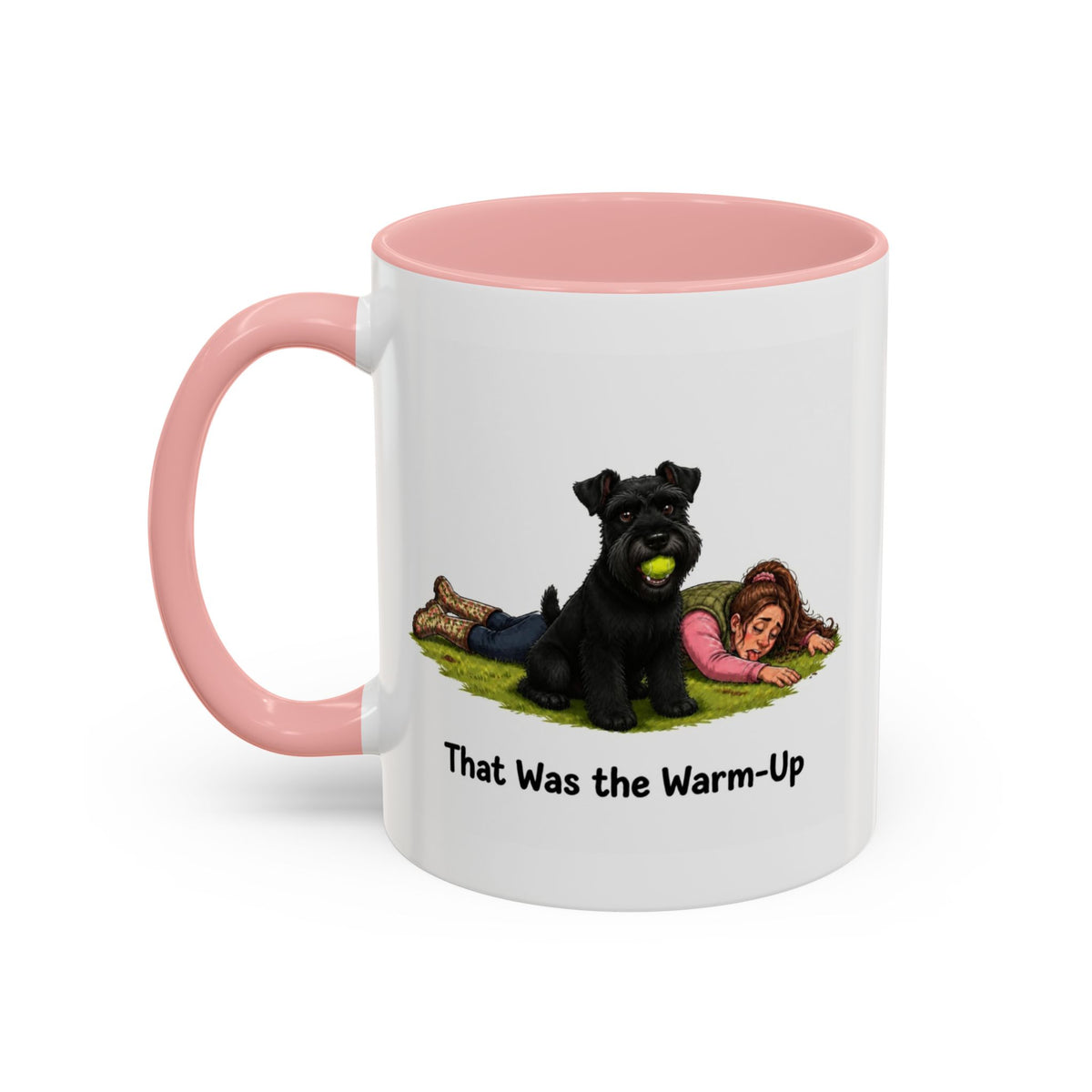 Warm-Up Mug - Miniature Schnauzer - Black - Woman