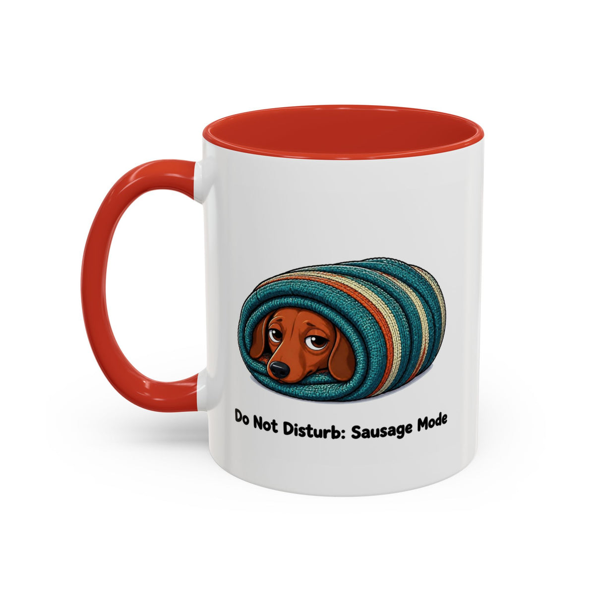 Sausage Mode Mug - Dachshund - Red