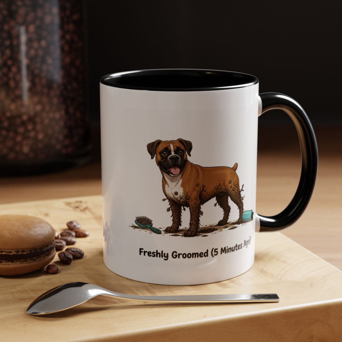 Freshly Groomed Mug - Boxer - Fawn