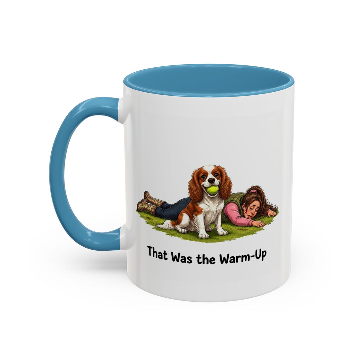 Warm-Up Mug - Cavalier King Charles Spaniel - Blenheim - Woman