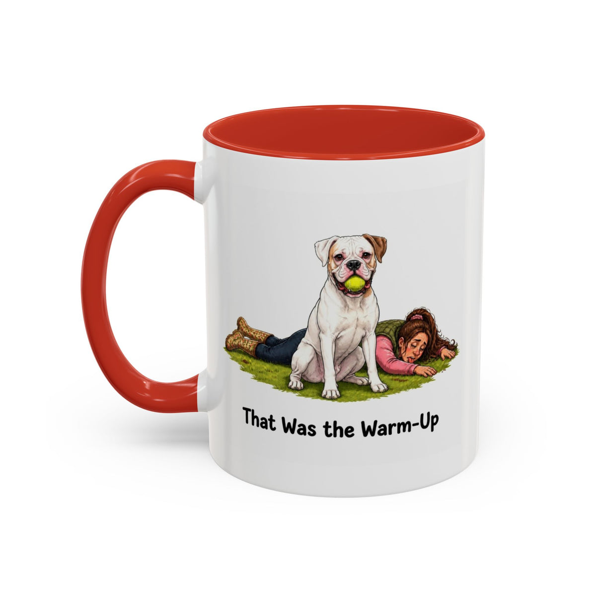 Warm-Up Mug - Boxer - White - Woman