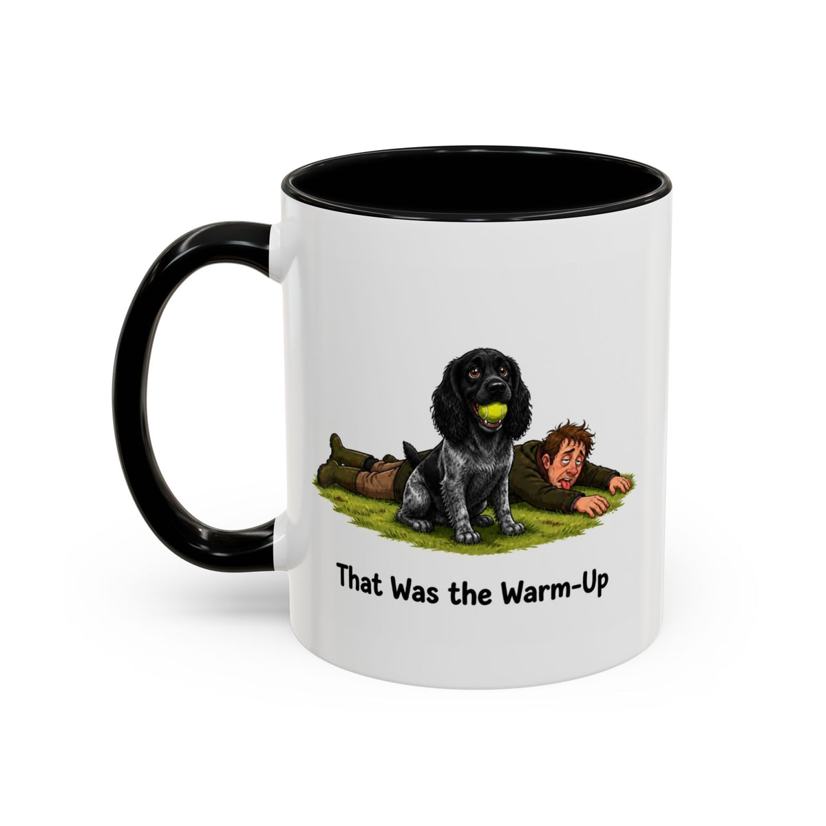 Warm-Up Mug - Cocker Spaniel - Blue Roan - Man