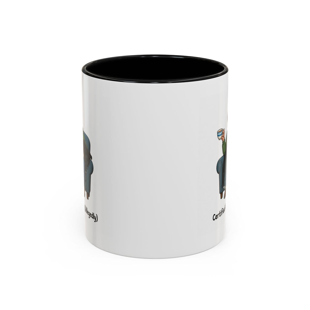 Lap Dog Mug - Staffordshire Bull Terrier - Black