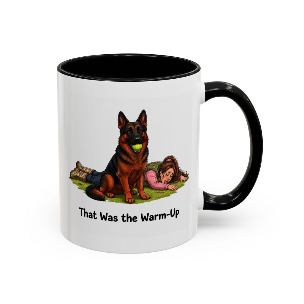 Warm-Up Mug - German Shepherd - Black & Red - Woman