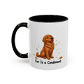 Fur Is a Condiment Mug - Golden Retriever - Dark Golden