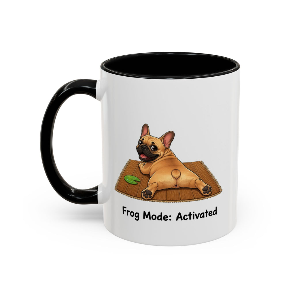 Frog Mode Mug - French Bulldog - Fawn