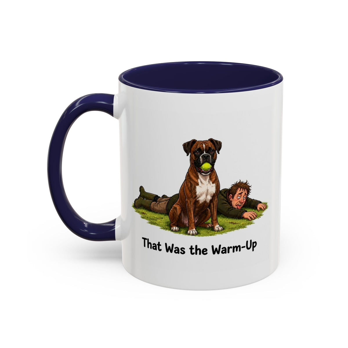 Warm-Up Mug - Boxer - Brindle - Man