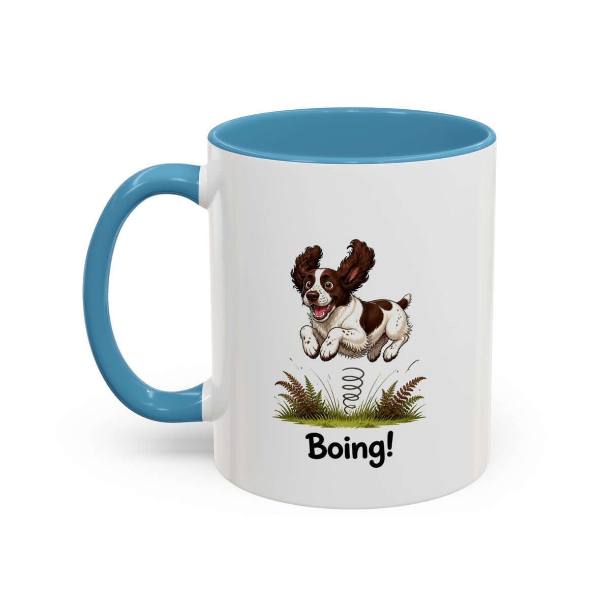 Boing Mug - Springer Spaniel - Liver & White