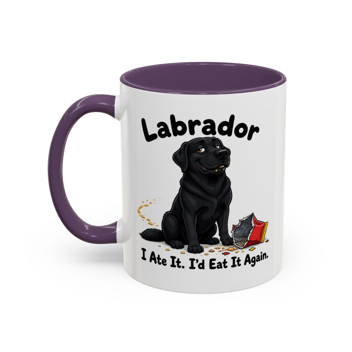 I Ate It Mug - Labrador - Black