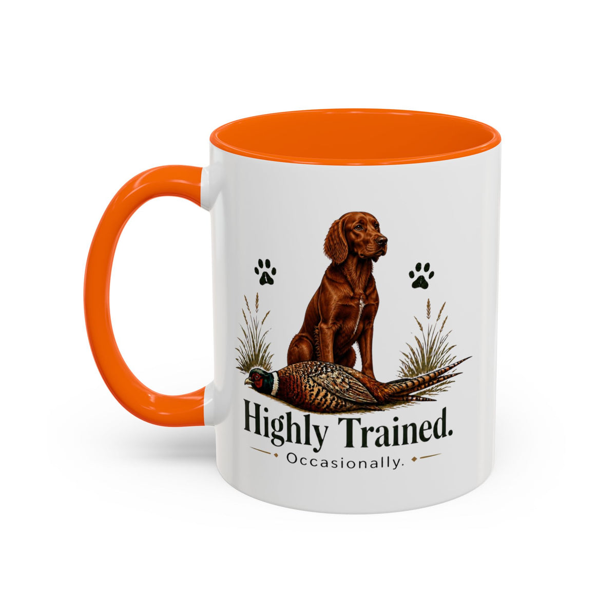 Funny Red Setter Mug - Highly Trained Occasionally, Gundog Owner Gift, Shooting Dog Lover Coffee Mug, 11oz