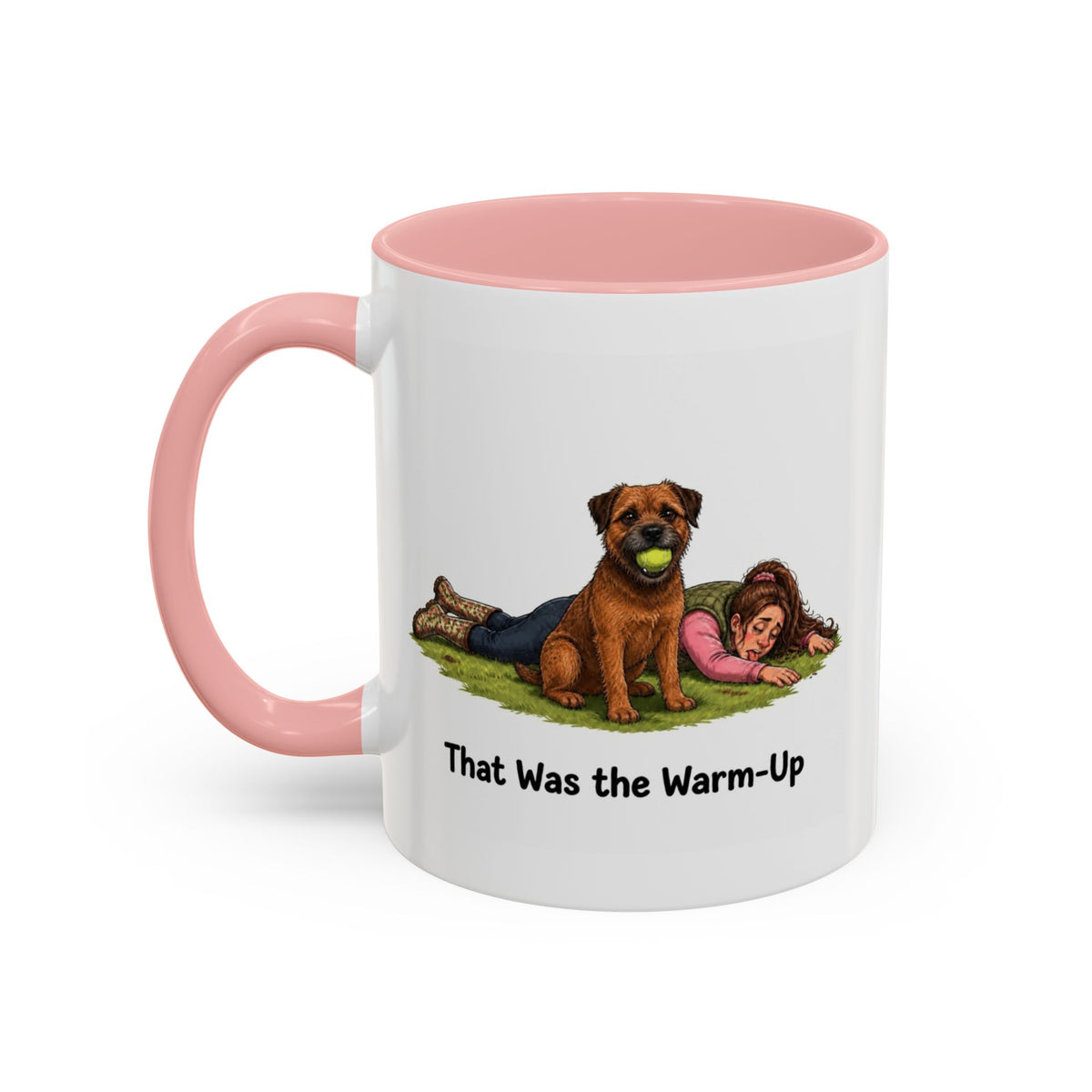 Warm-Up Mug - Border Terrier - Red - Woman