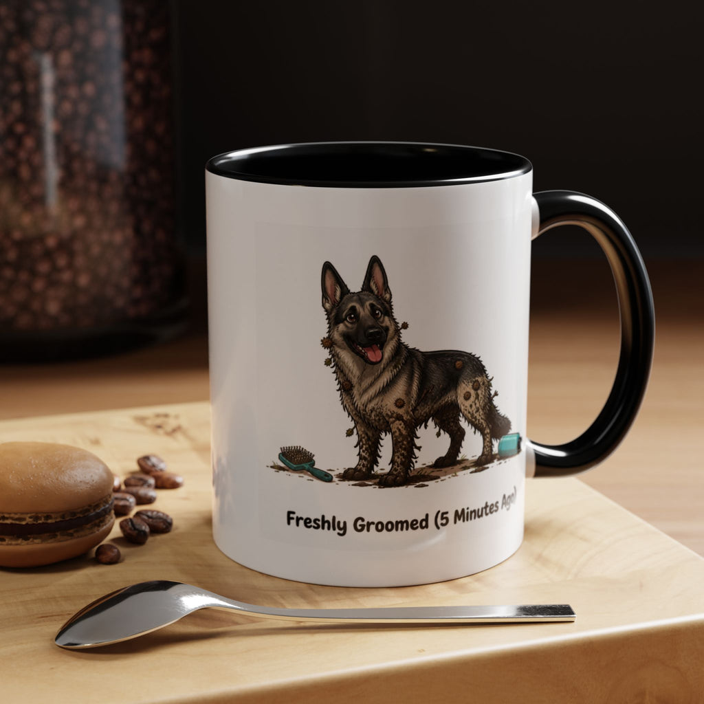 Freshly Groomed Mug - German Shepherd - Sable
