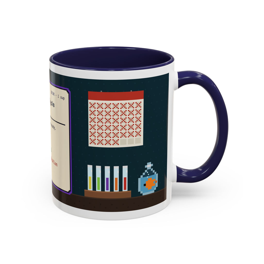 Nitrogen Cycle Coffee pixel art aquarium mug, 11oz ceramic – view 10