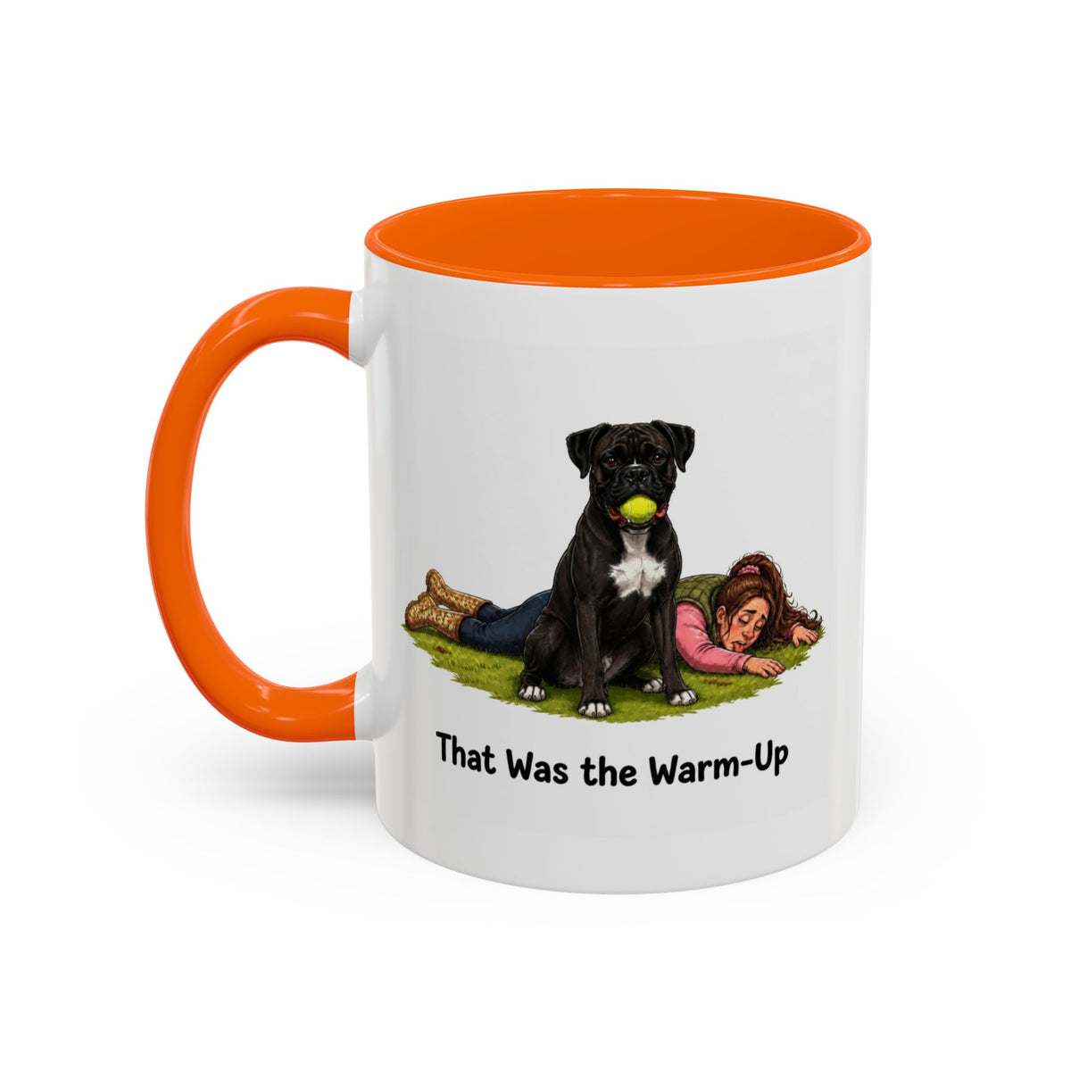 Warm-Up Mug - Boxer - Reverse Brindle - Woman