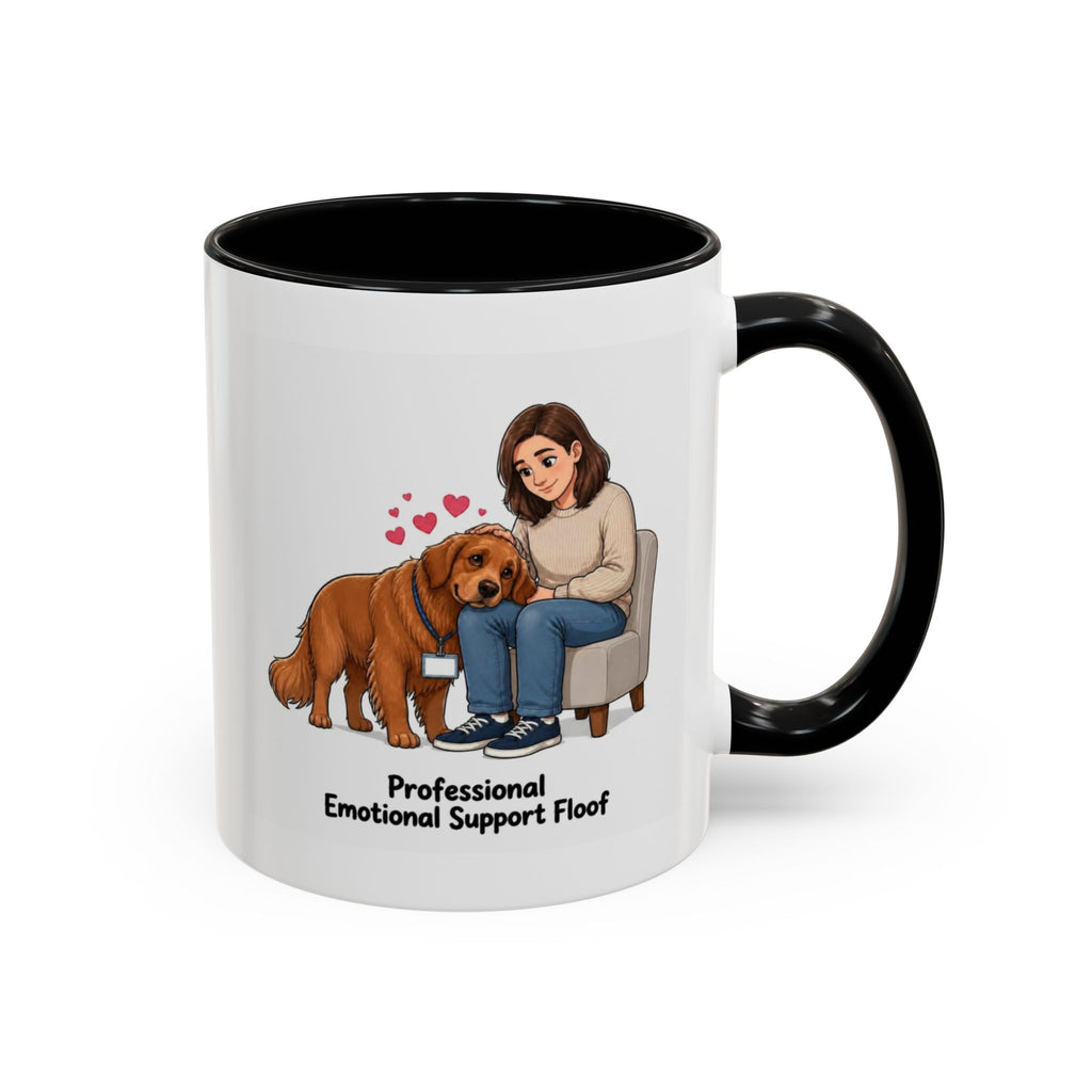 Support Floof Mug - Golden Retriever - Dark Golden - Woman