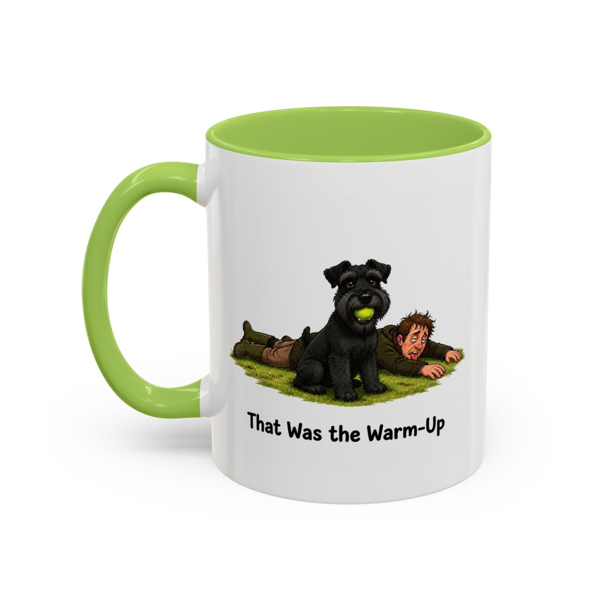 Warm-Up Mug - Miniature Schnauzer - Black - Man