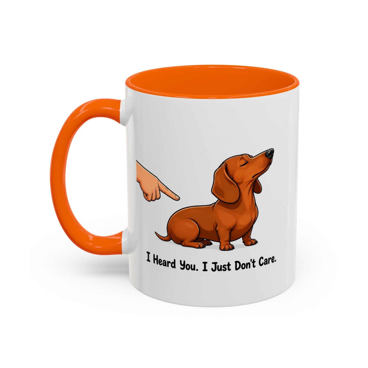 I Heard You Mug - Dachshund - Red