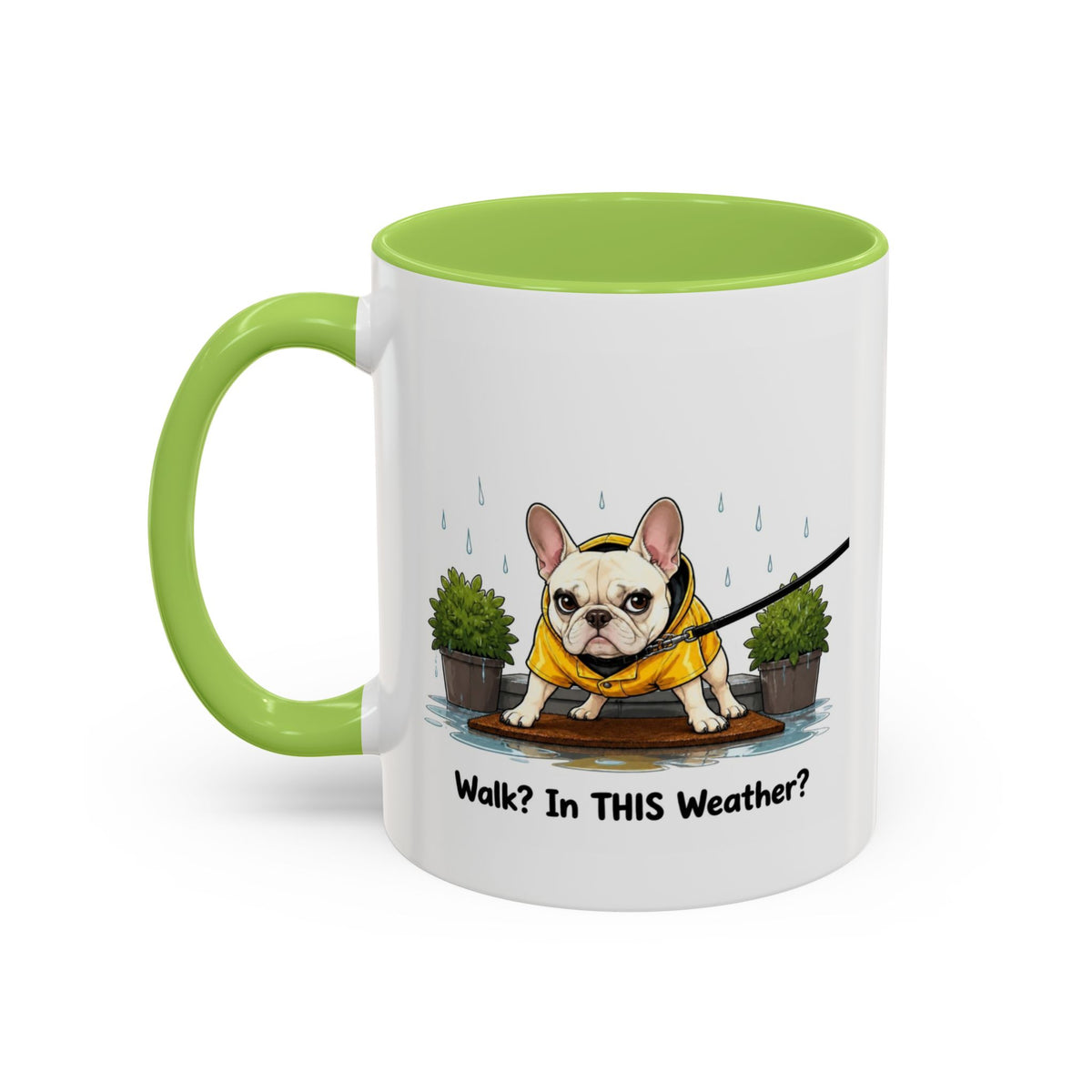 Walk Weather Mug - French Bulldog - Cream
