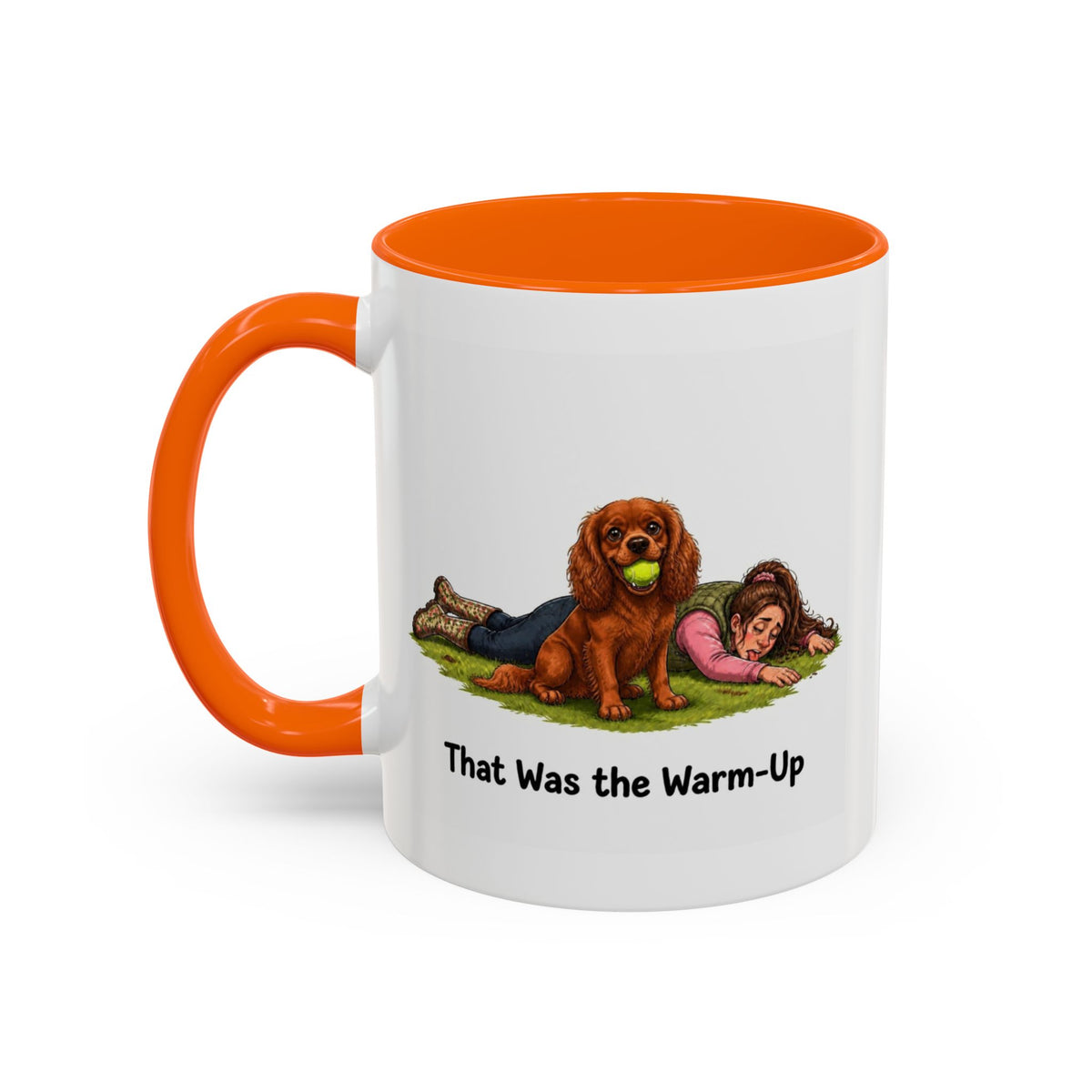 Warm-Up Mug - Cavalier King Charles Spaniel - Ruby - Woman
