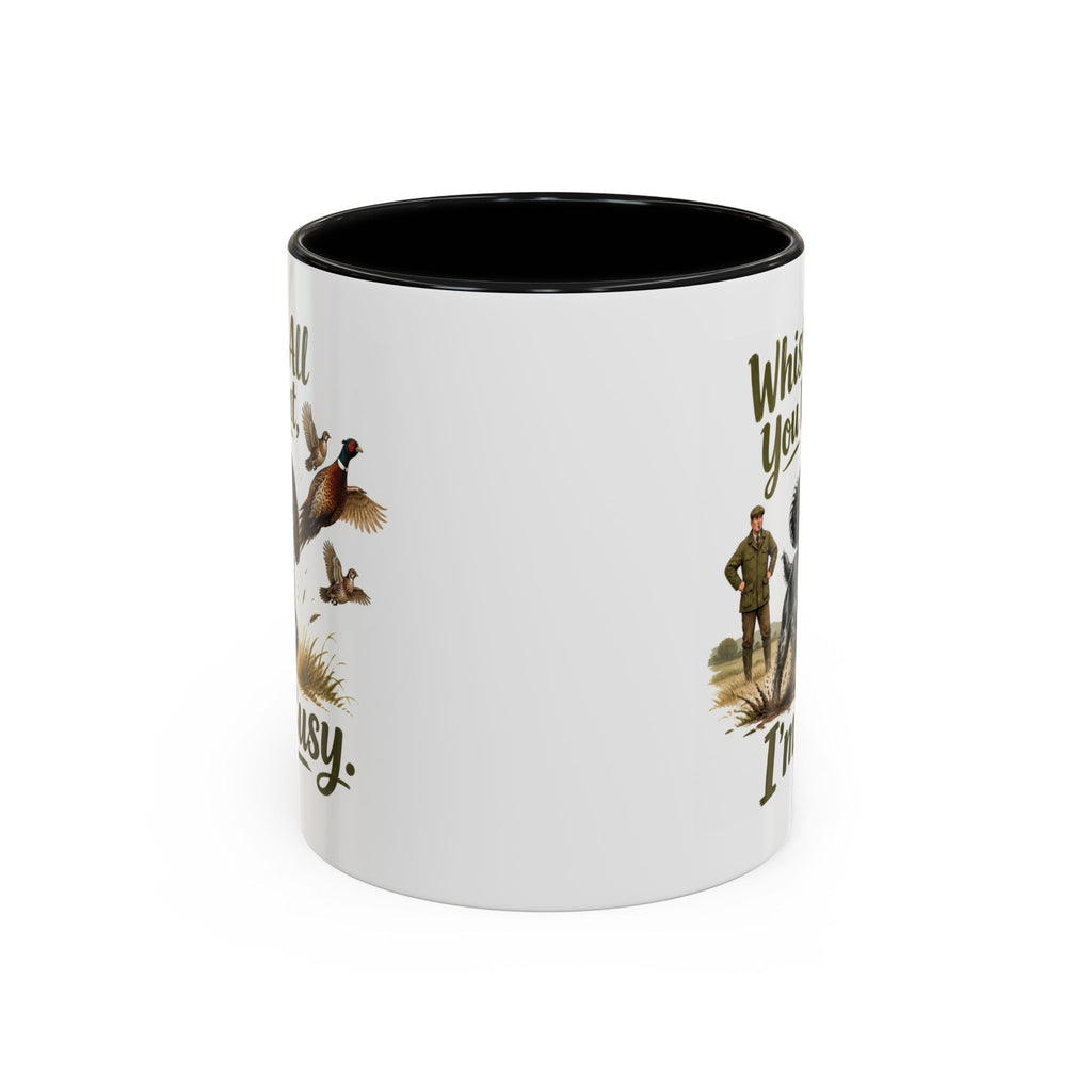 Funny Blue Roan Cocker Spaniel Mug - Whistle All You Want I'm Busy, Working Gun Dog Gift, Pheasant Shooting Mug, 11oz