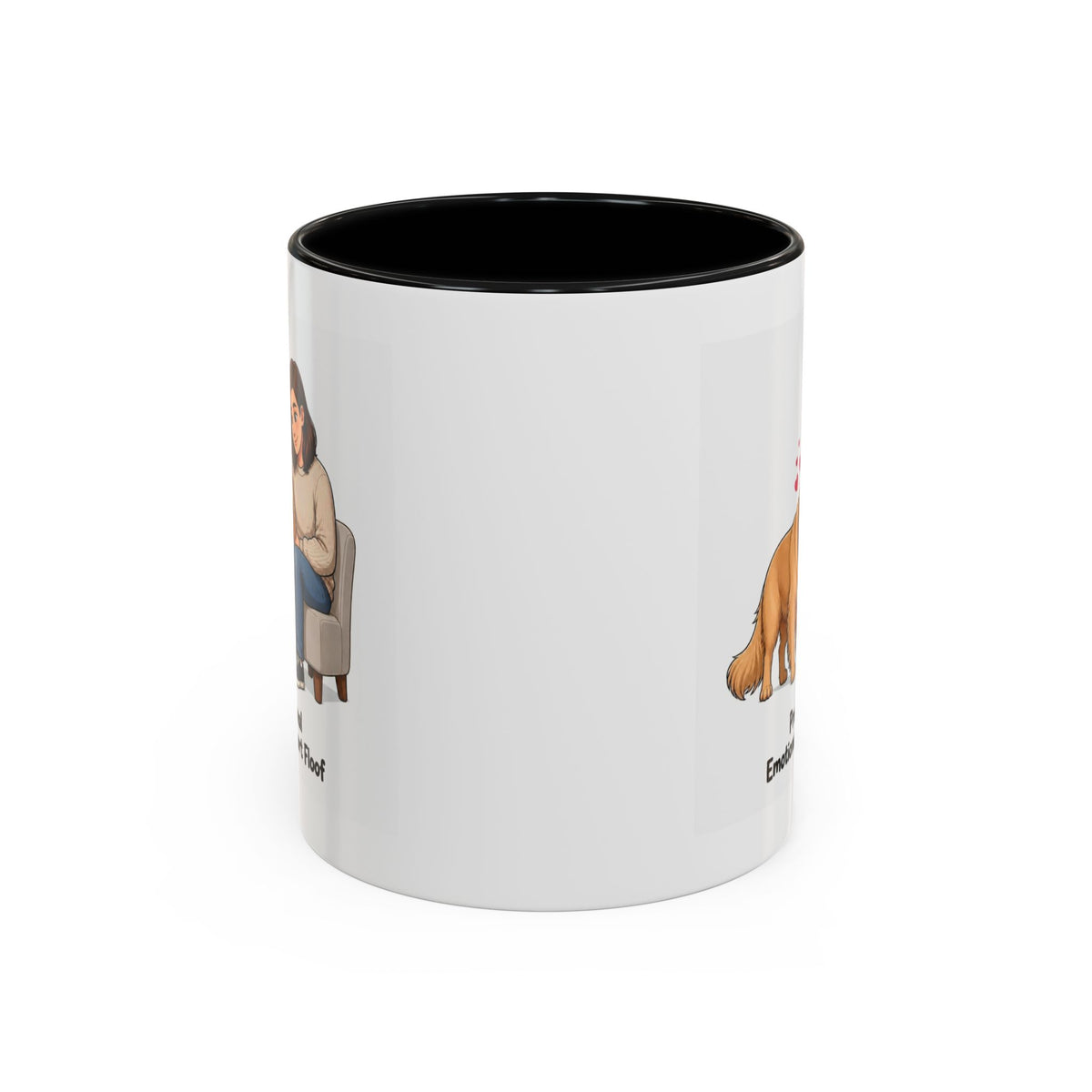 Support Floof Mug - Golden Retriever - Golden - Woman
