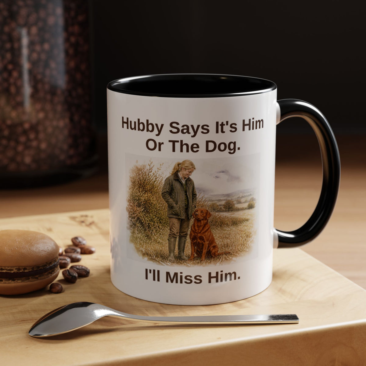 Hubby Says Mug - Labrador - Fox Red - Blonde