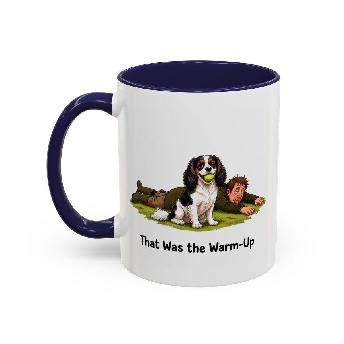 Warm-Up Mug - Cavalier King Charles Spaniel - Tricolour - Man
