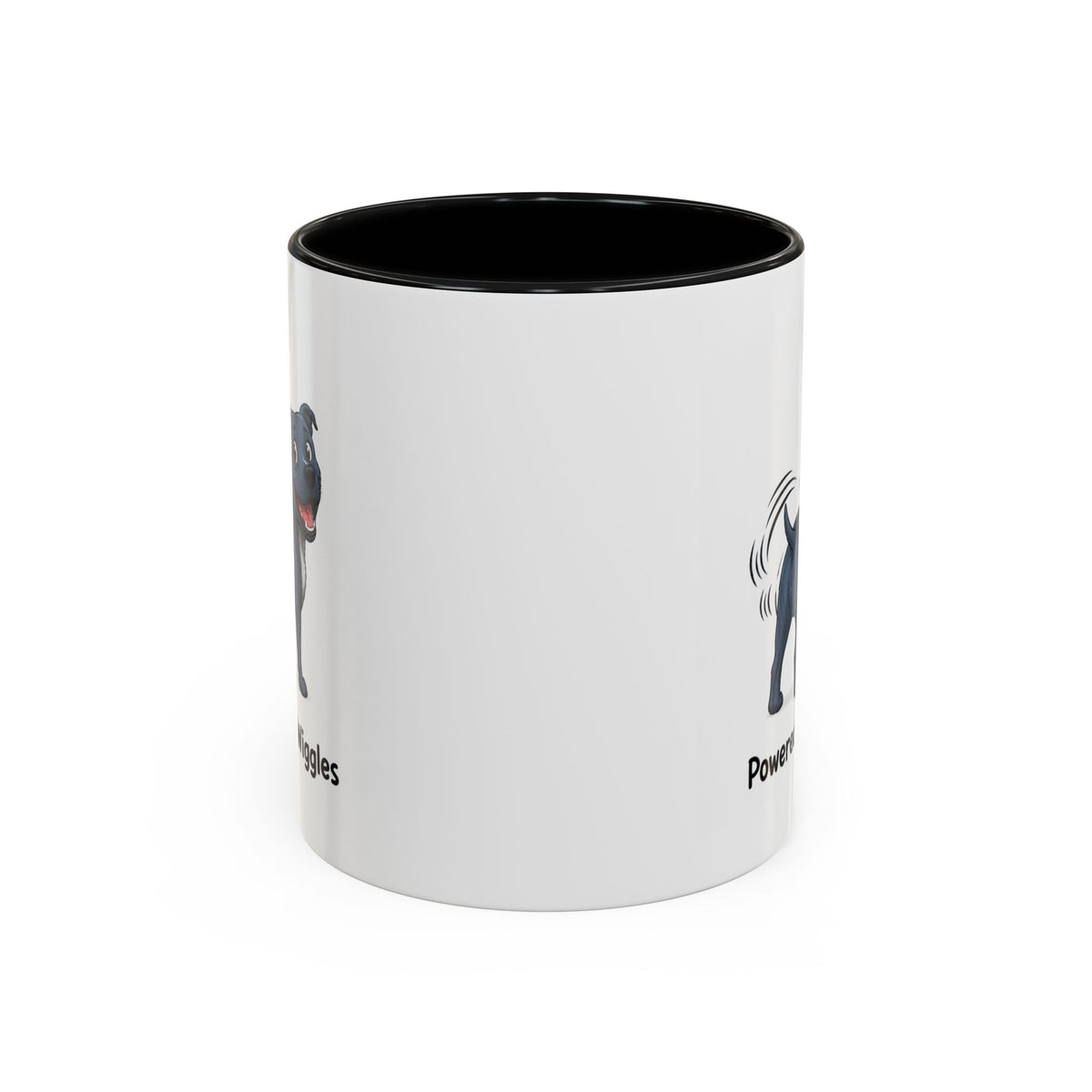 Powered by Wiggles Mug - Staffordshire Bull Terrier - Blue