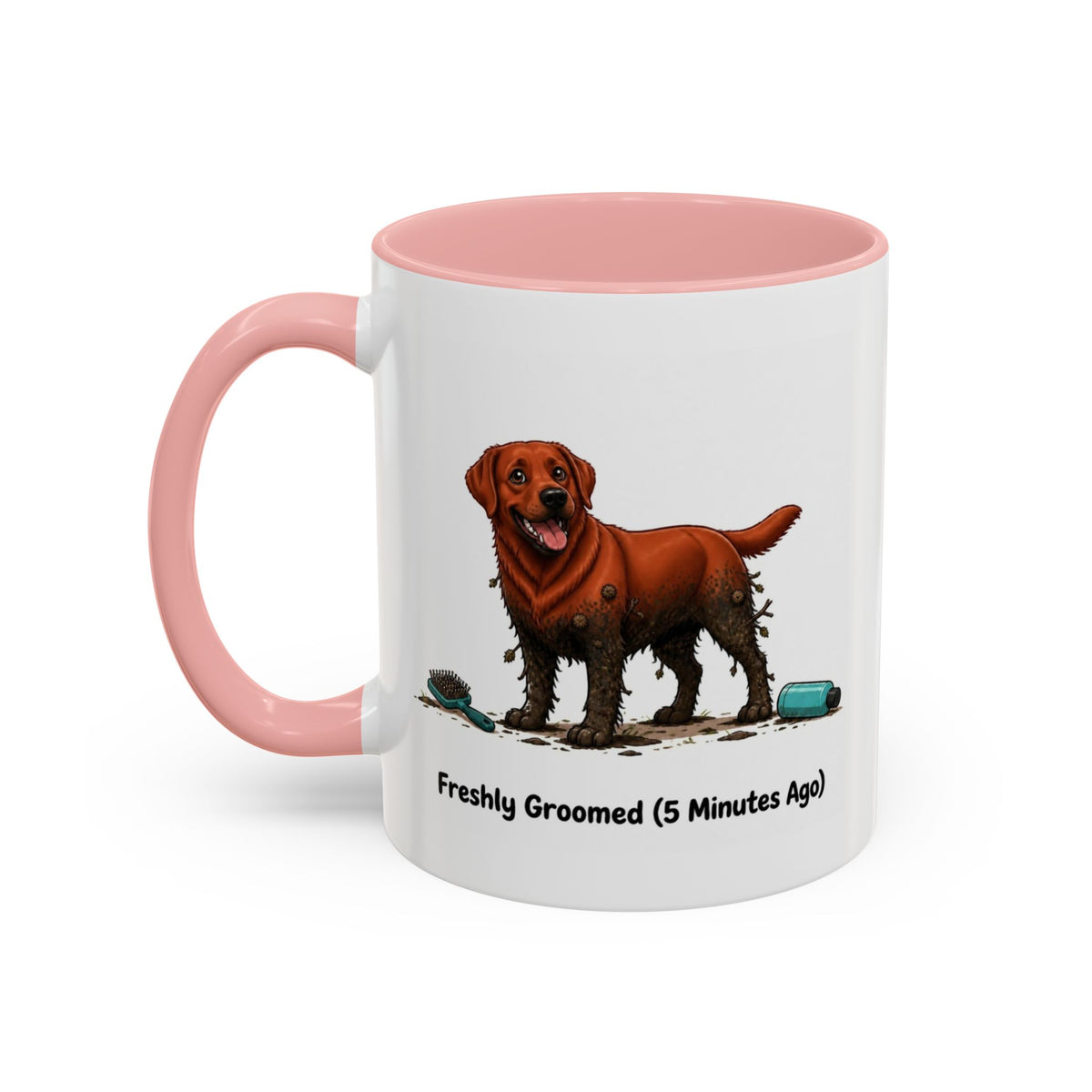 Freshly Groomed Mug - Labrador - Fox Red