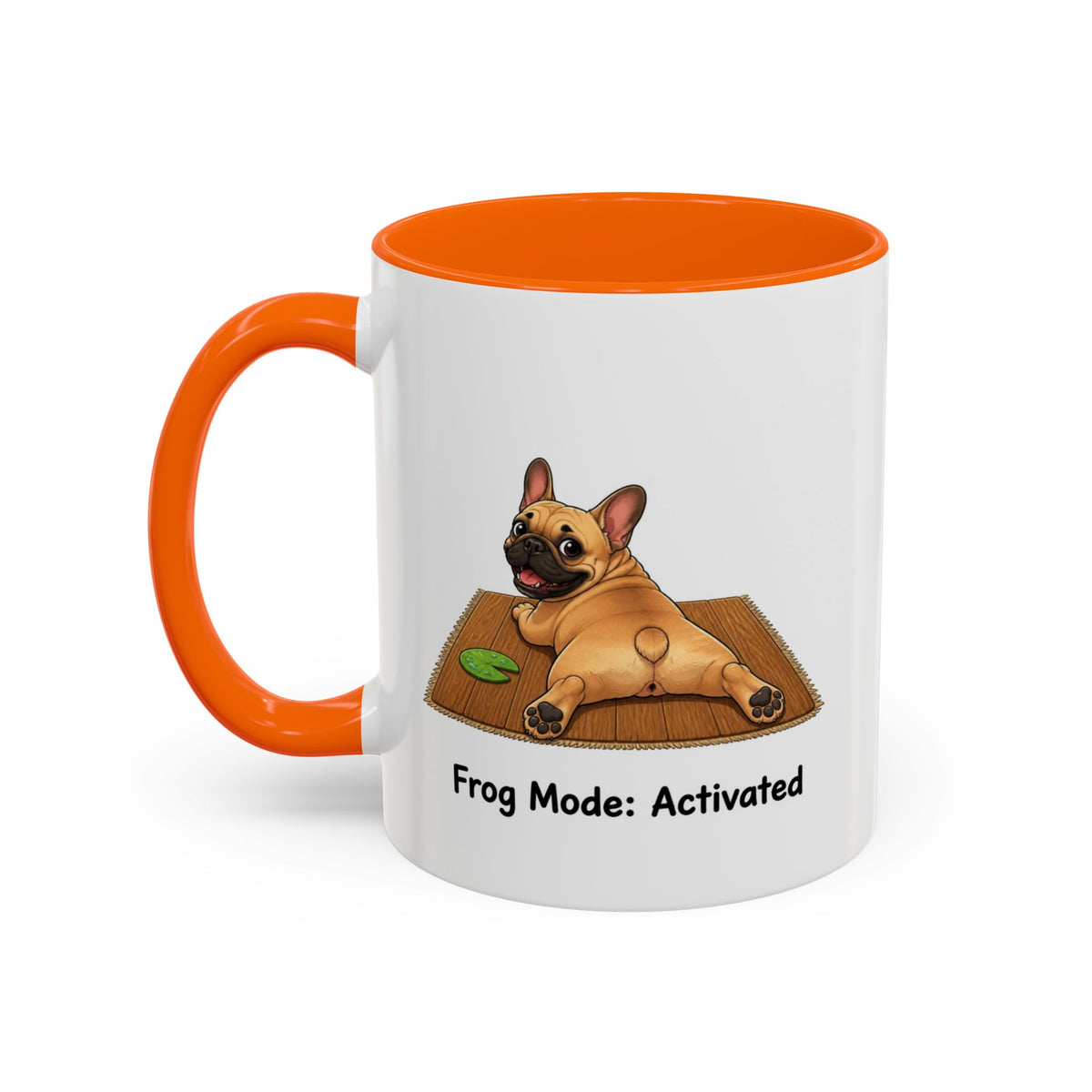 Frog Mode Mug - French Bulldog - Fawn