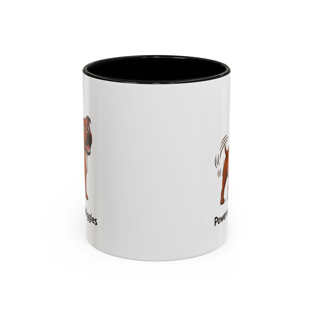 Powered by Wiggles Mug - Staffordshire Bull Terrier - Red