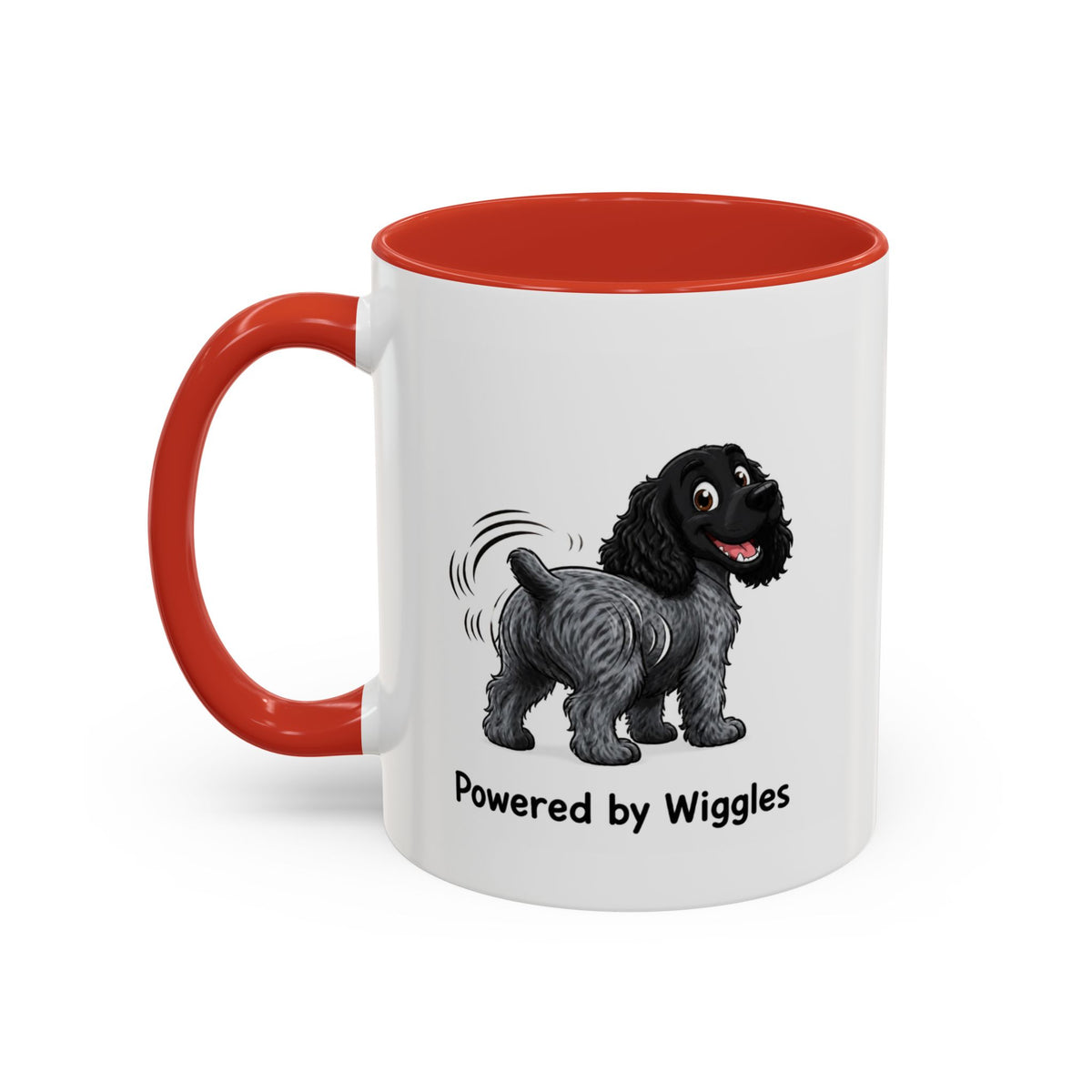 Powered by Wiggles Mug - Cocker Spaniel - Blue Roan