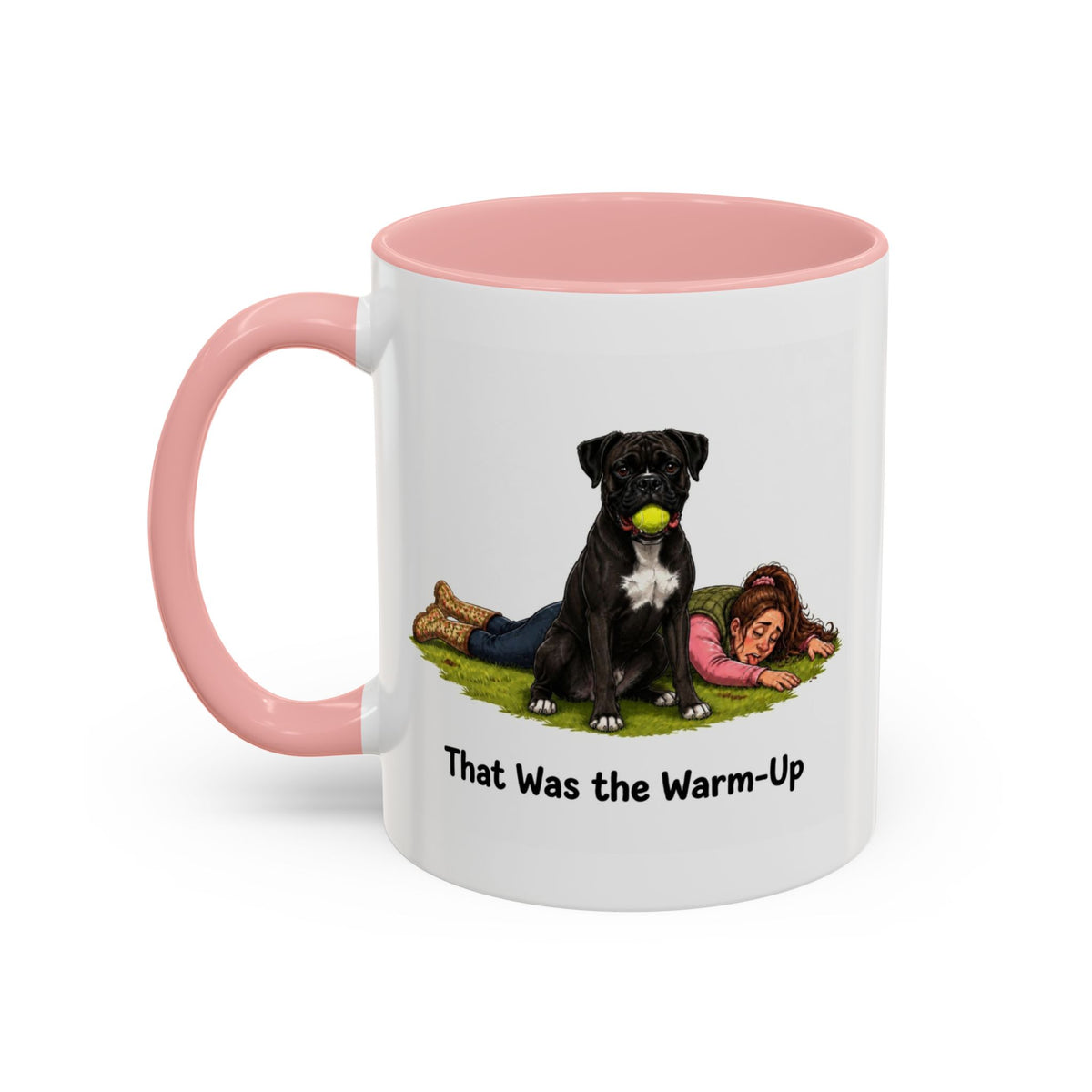 Warm-Up Mug - Boxer - Reverse Brindle - Woman