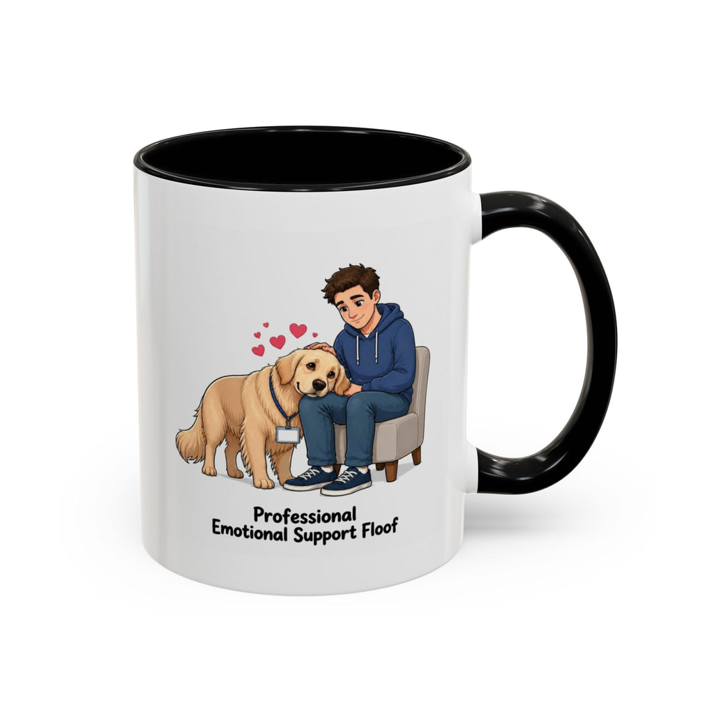 Support Floof Mug - Golden Retriever - Light Golden - Man