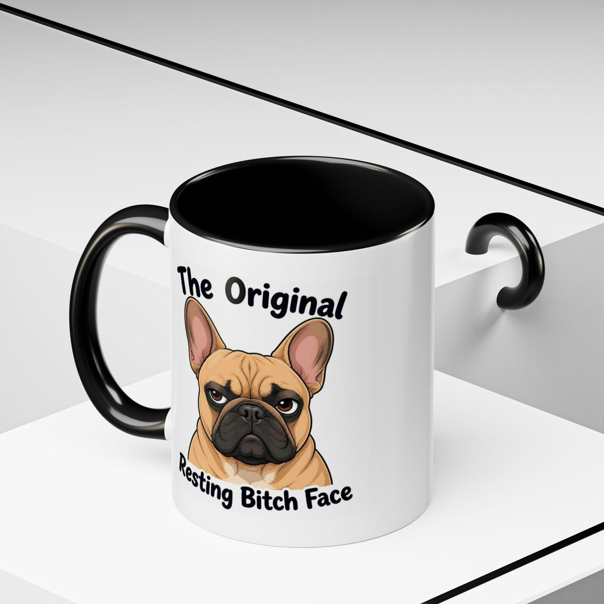 Resting Bitch Face Mug - French Bulldog - Fawn