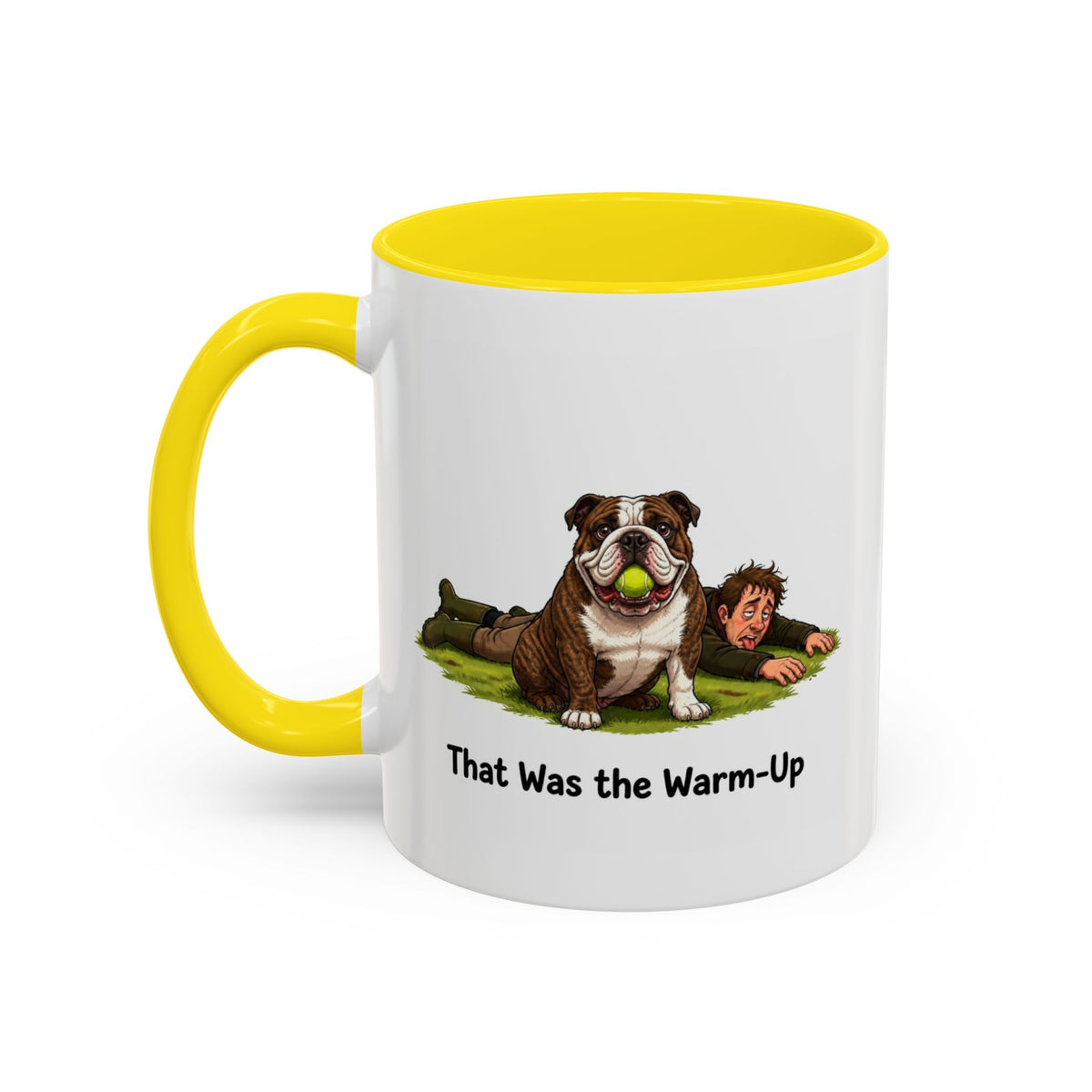 Warm-Up Mug - Bulldog - Brindle - Man