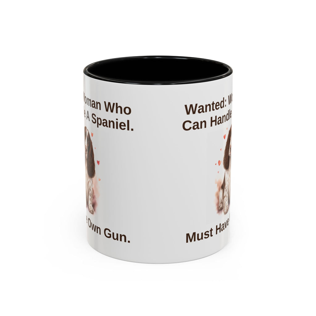 Wanted Mug - Springer Spaniel - Liver & White - Woman