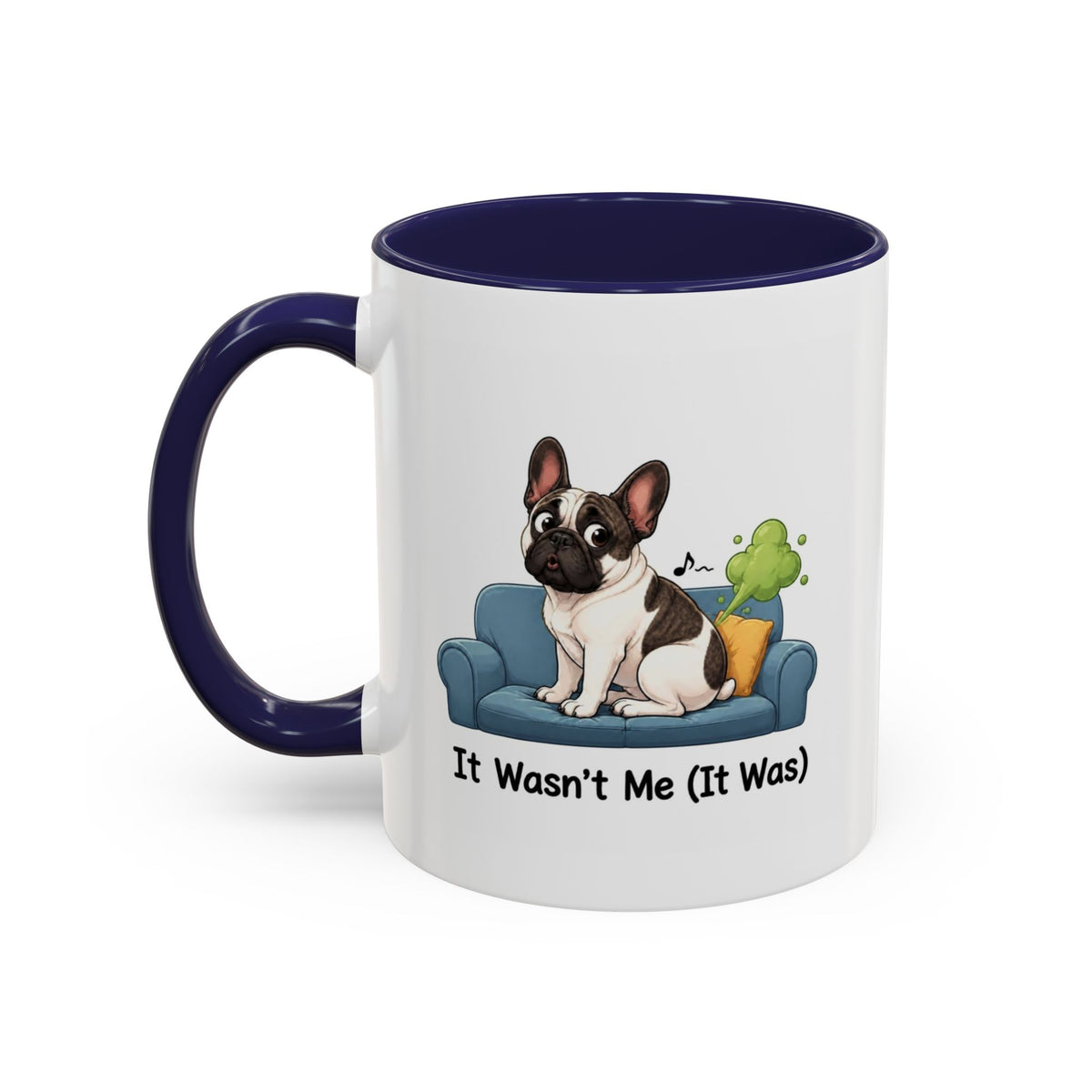 It Wasn't Me Mug - French Bulldog - Pied