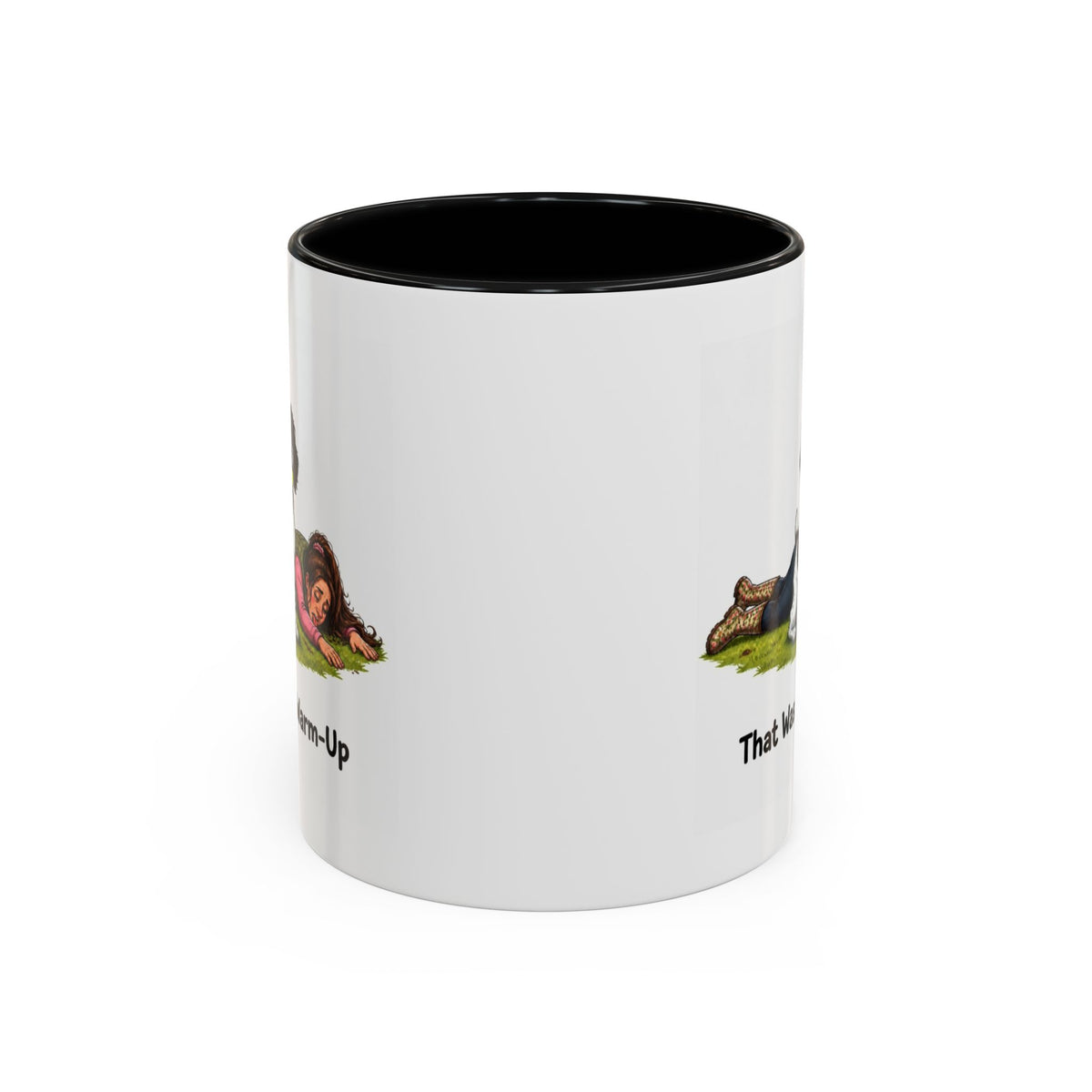 Warm-Up Mug - Springer Spaniel - Black & White - Woman