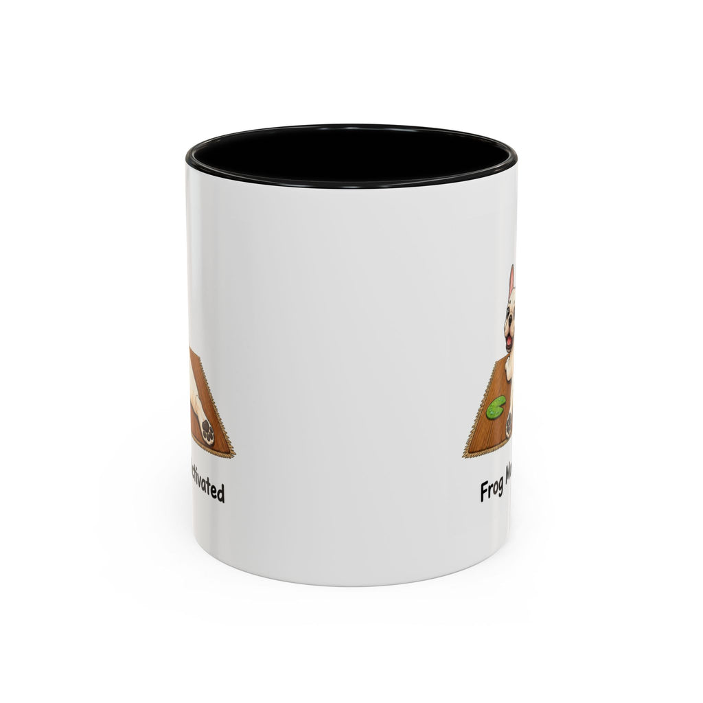 Frog Mode Mug - French Bulldog - Cream